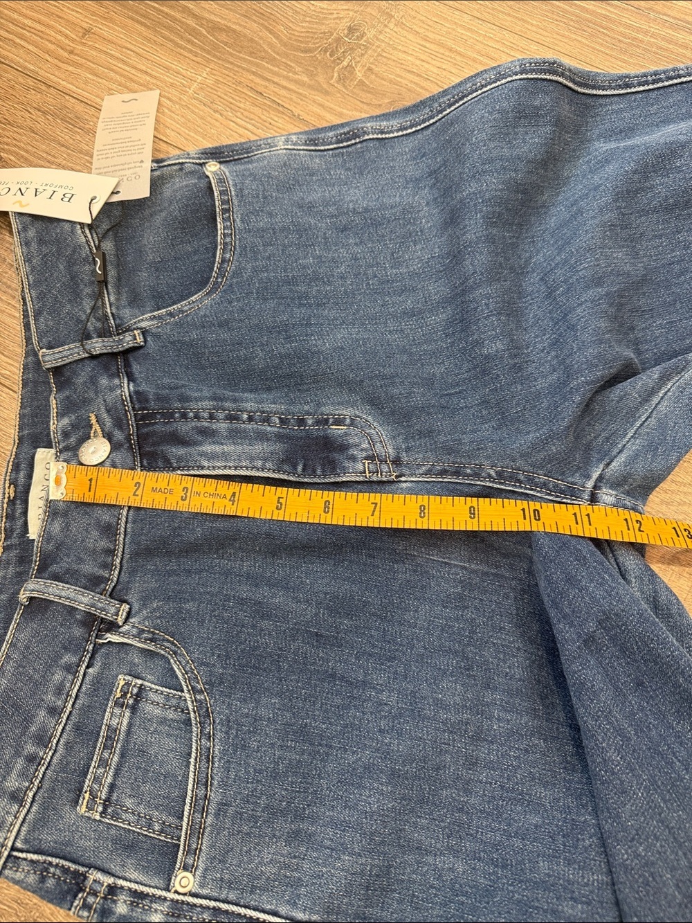Dark Blue Wide Leg Jeans Size 29 - Picture 5 of 5